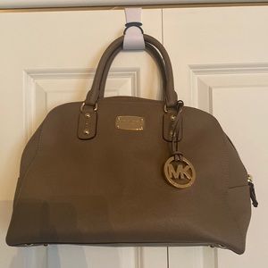 Authentic Michael Kors bowling bag style purse